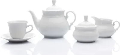 Produktbild von Thun 1794 Teeservice, Tschechisches Porzellan, Natalie, weiß, Thun, 15 d.
