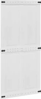 Obrázok produktu pre vidaXL Dvere do stodoly  100 x 210 cm Masívne borovicové drevo