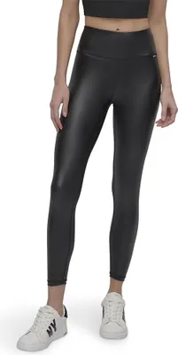 Immagine prodotto di Dkny Leggings in ecopelle a vita alta 7/8 Nero M Donna Nero M