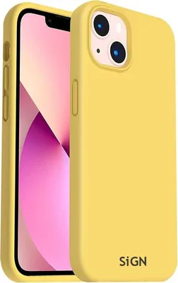 Image de Coque en silicone liquide pour iPhone 14 Plus - Jaune