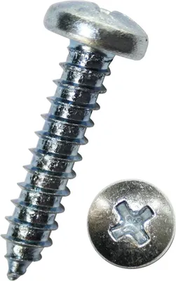 Immagine prodotto di Dresselhaus WGR 6040, Vite, Acciaio zincato, Zinco, Filettatura completa, Testa piatta, Incrociata