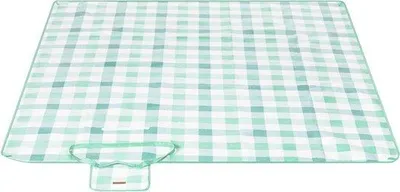 Produktbild von Famanu Picknickdecke 200 x 200 cm wasserabweisend faltbar und tragbar - grün