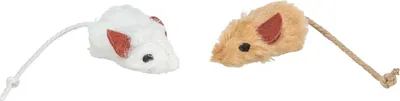 Image de Trixie 6 souris en peluche avec catnip - 5 cm