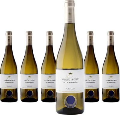 Produktbild von 6 x Branciforti dei Bordonaro Grillo DOC Sicilia