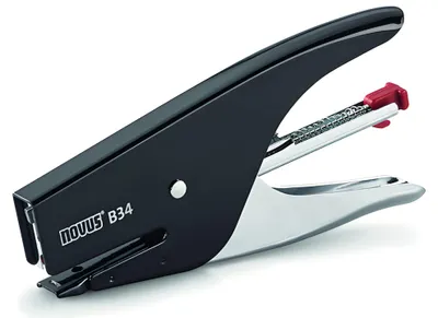 Produktbild von Novus Heftzange B 34, bis 15 Blatt schwarz, Heftklammerntyp 7/45