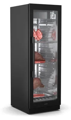 Obrázok produktu pre Klarstein skriňa na dozrievanie mäsa, 352 l, skrinka na dozrievanie mäsa s reguláciou teploty a vlhkosti, UVC osvetlenie, dotykový ovládací panel, dvierka s dvojitým sklom, LED displej, čierna