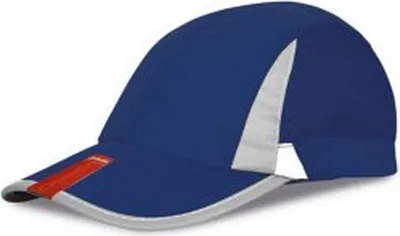 Produktbild von Spiro Uni Sport Baseballkappe PC2308 (Einheitsgröße) (Marineblau/Weiß)