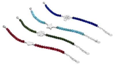 Immagine prodotto di Bracciale in acciaio Quatrefoil Valentina SATQ08