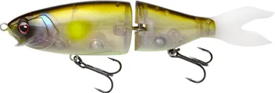 A fishing lure is shown against a white background.