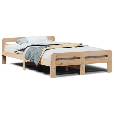 Produktbild von vidaXL Massivholzbett ohne Matratze 120x200 cm Kiefernholz