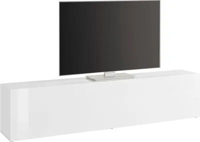 Produktbild von TV-Board >Benevent< in Weiß Hochglanz - 180x40x30cm (BxHxT)
