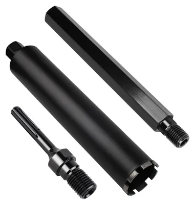 Kernbohrkrone 110mm mit Verlängerung 400mm und SDS-MAX-Adapter