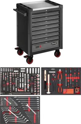 Produktbild von VIGOR Werkstattwagen Series L mit Sortiment V4219-X 248-teilig