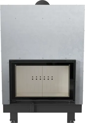 Produktbild von Kamineinsatz aus Stahl KRATKI MBO 15 kW Ø 200 mit Schiebetür