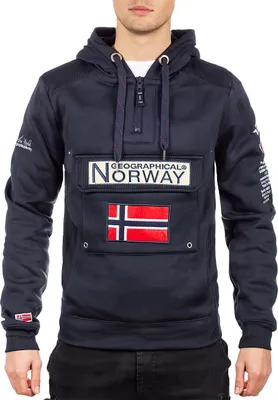 Produktbild von Geographical Norway Herren Regular Fit Hoodie gymclass men Navy S