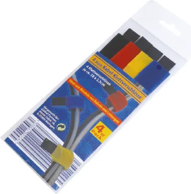 Obrázek produktu pro Stahovací pásky na suchý zip, balení po 4 kusech