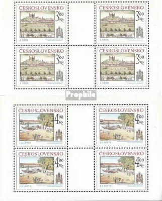Produktbild von Briefmarken Tschechoslowakei 1980 Mi 2586-2587 Kleinbögen (kompl.Ausg.) postfrisch Preßburg