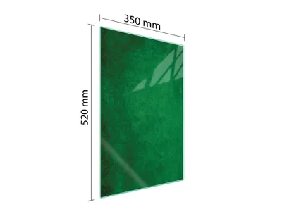 Image de Planche à découper en verre 35x52 Vert