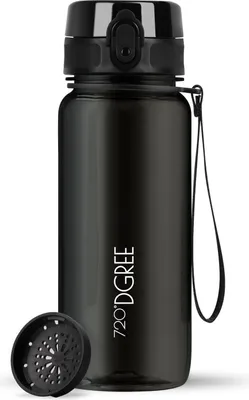 Immagine prodotto di Borraccia uberBottle crystalClear con filtro 650 ml / Nero onice / 720DGREE
