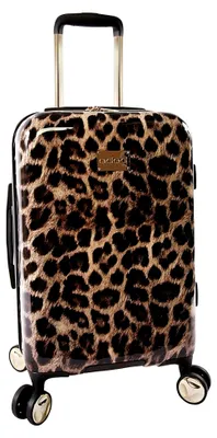 Produktbild von Adriana Damen Hartschalen-Handgepäck, Teleskopgriffe, Leopardenmuster, Einheitsgröße, Gold, Einheitsgröße, Adriana Hartschalen-Handgepäck, 53,3 cm
