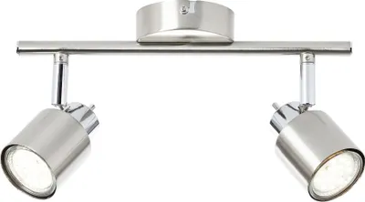 Produktbild von Brilliant 2er Spot Andres nickel-chrom 33,5 x 13 cm GU10 10 W