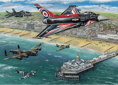 Produktbild von Gibsons Airshow Over Eastbourne, 1000 Stück(e)