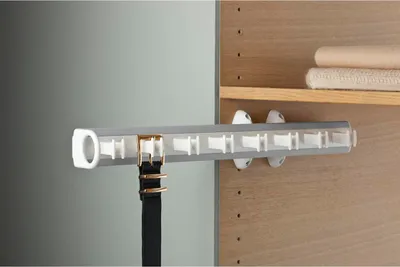 Image de SERVETTO Self System porte-ceinture modèle M aluminium/plastique blanc