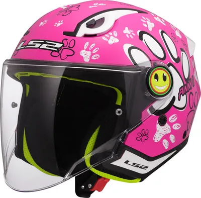 Produktbild von LS2 OF622 Funny II Paws Kinderhelm Pink M
