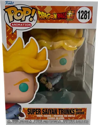 Image de Dragon Ball Super POP ! Animation Figurine Vinyle SS Trunks avec Epée 9 cm