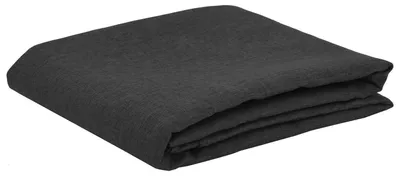 Image de vidaXL, nappe rectangulaire, gris foncé, 110 x 160 cm