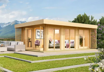 Produktbild von Fjordholz Gartenlounge Modell Lina 44 B