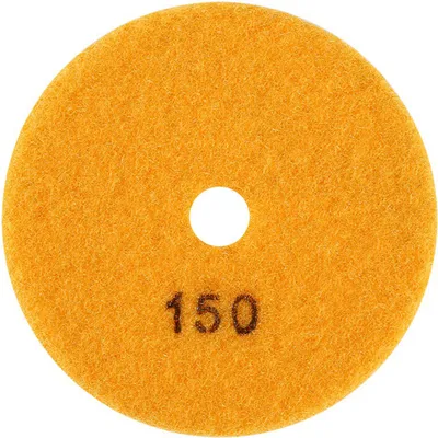 Produktbild von 100 mm 4" Nass-Diamantpolierscheibe Polierpad für Granit Marmor Stein (Körnung 150)