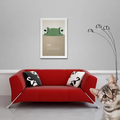 Image de Fun - Poster - Ribbit + 1 Ü-Poster taille 61x91,5cm