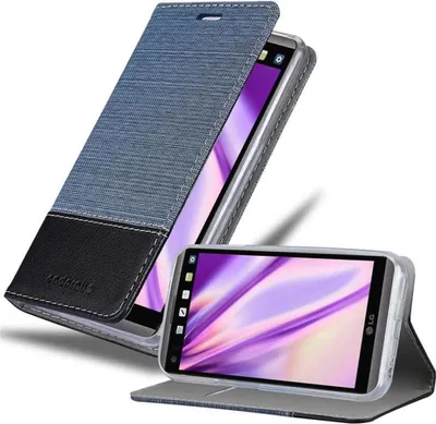 Produktbild von Cadorabo Hülle für LG V20 Schutzhülle in Blau Handy Hülle Etui Book Case Cover