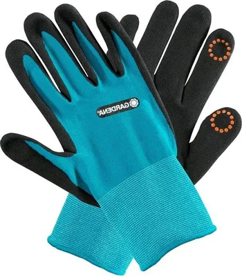 Produktbild von Gartenhandschuhe Größe 8/M Nitrilbeschichtung Wasserschutz Touchscreen