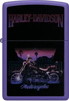 Produktbild von ZIPPO Feuerzeug HARLEY BLACK LIGHT 60007424