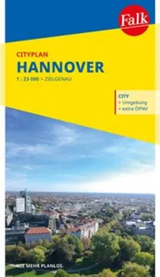 Produktbild von Falk Cityplan Hannover 1:23.000
