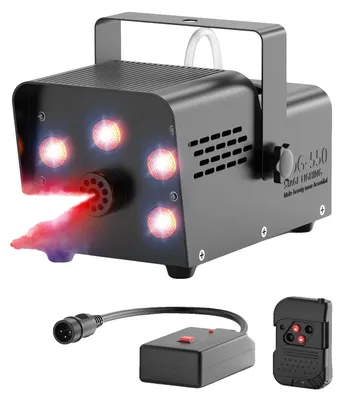 Produktbild von Nebelmaschine, RGB-LED-Effekte, Fernbedienungsfunktion, 100V-240V EU-Stecker