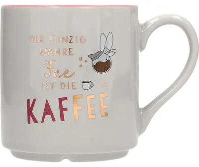 Image de Tasse préférée Tasse à anse avec slogan, 300 ml - La seule vraie fée est le café