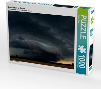 Produktbild von Calvendo Gewitterzelle in Bayern 1000 Teile Puzzle quer 640x480mm, Cross Martina; 7335704