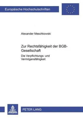 Immagine prodotto di Zur Rechtsfähigkeit der BGB-Gesellschaft