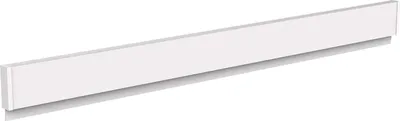Produktbild von MAUL Klemmleiste MAULgrip Aluminium zum Anschrauben 100.5 x 5 x 1.1 cm weiß