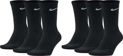 Produktbild von 6 Paar Nike Herren Damen Socken SX4508 - Farbe: Schwarz - Größe: 46-50