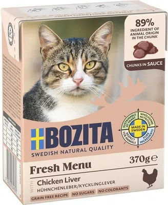 Produktbild von Bozita 9117178, Adult, jede Rasse, Hühnerleber, 370 g