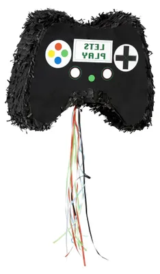 Produktbild von Piñata für Spielekonsolen-Controller, Schwarz, 41x33cm