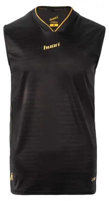 Image de Huari - T-shirt "Dunkey II" pour hommes, modèle IG434 (taille L), couleur noir/or