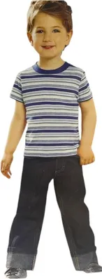 Produktbild von Lupilu Jungen Jeans 5-Pocket-Style Hautsympathisch 100% Baumwolle Blau 86