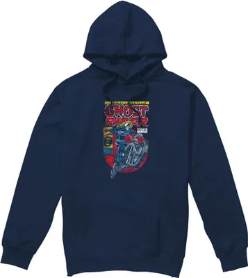 Produktbild von Ghost Rider - Kapuzenpullover für Herren/Damen Uni TV28526 (XL) (Marine)