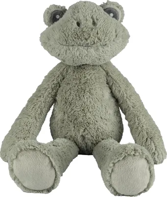 Immagine prodotto di Happy Horse rana giocattolo di peluche Flex 48 cm - Grande rana di peluche verde