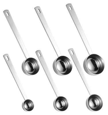 Immagine prodotto di Set di 6 misurini in acciaio inossidabile per preparazioni precise